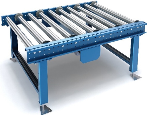 1200Kg Motorized Roller Conveyor combined with auxiliary devices